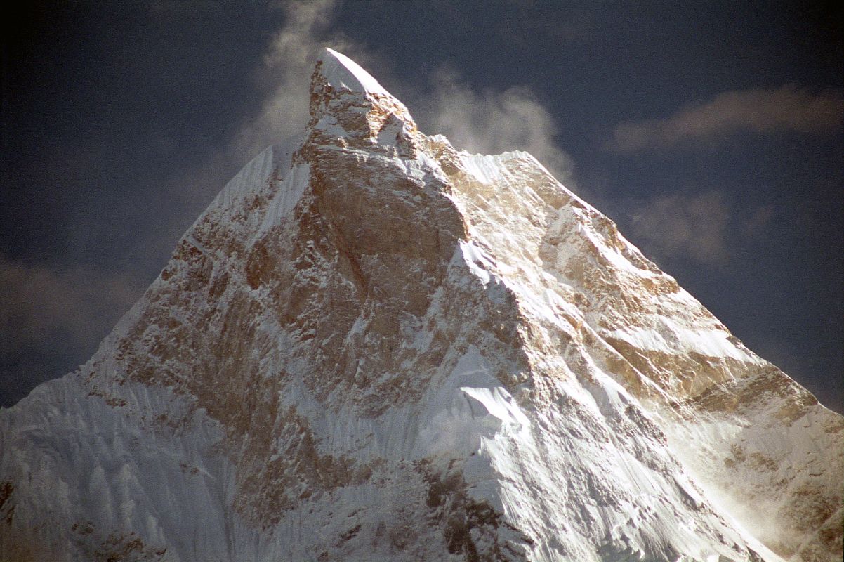 13 Masherbrum Close Up In Late Afternoon Sun From Goro II